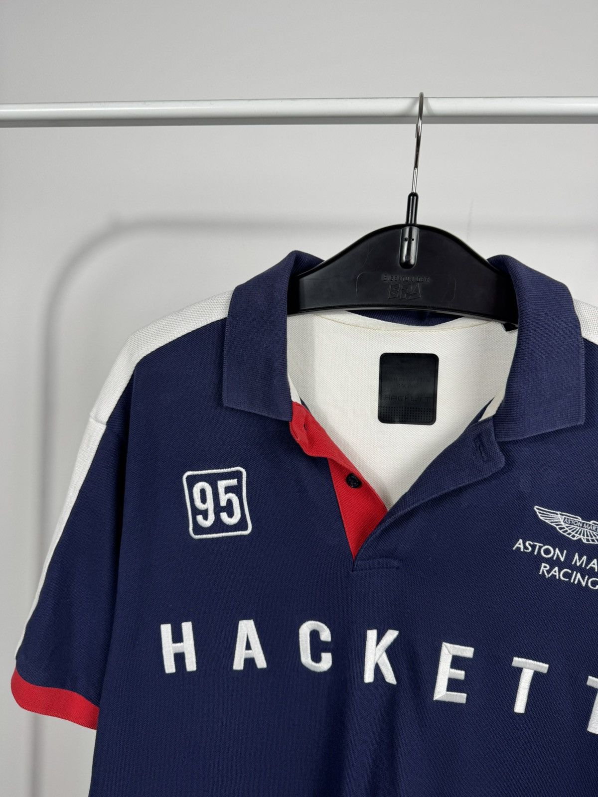 Hackett Hackett Aston Martin Racing Polo Shirt XL Navy Motorsport Size US XL / EU 56 / 4 - 4 Thumbnail