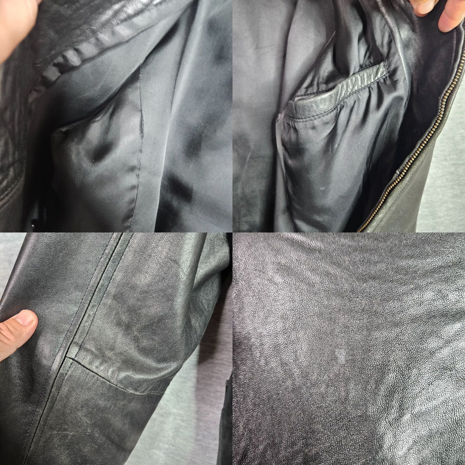 Golden Bear Golden Bear Women's Full Zip Lined Vintage Leather Jacket Size L Size L / US 10 / IT 46 - 10 Thumbnail
