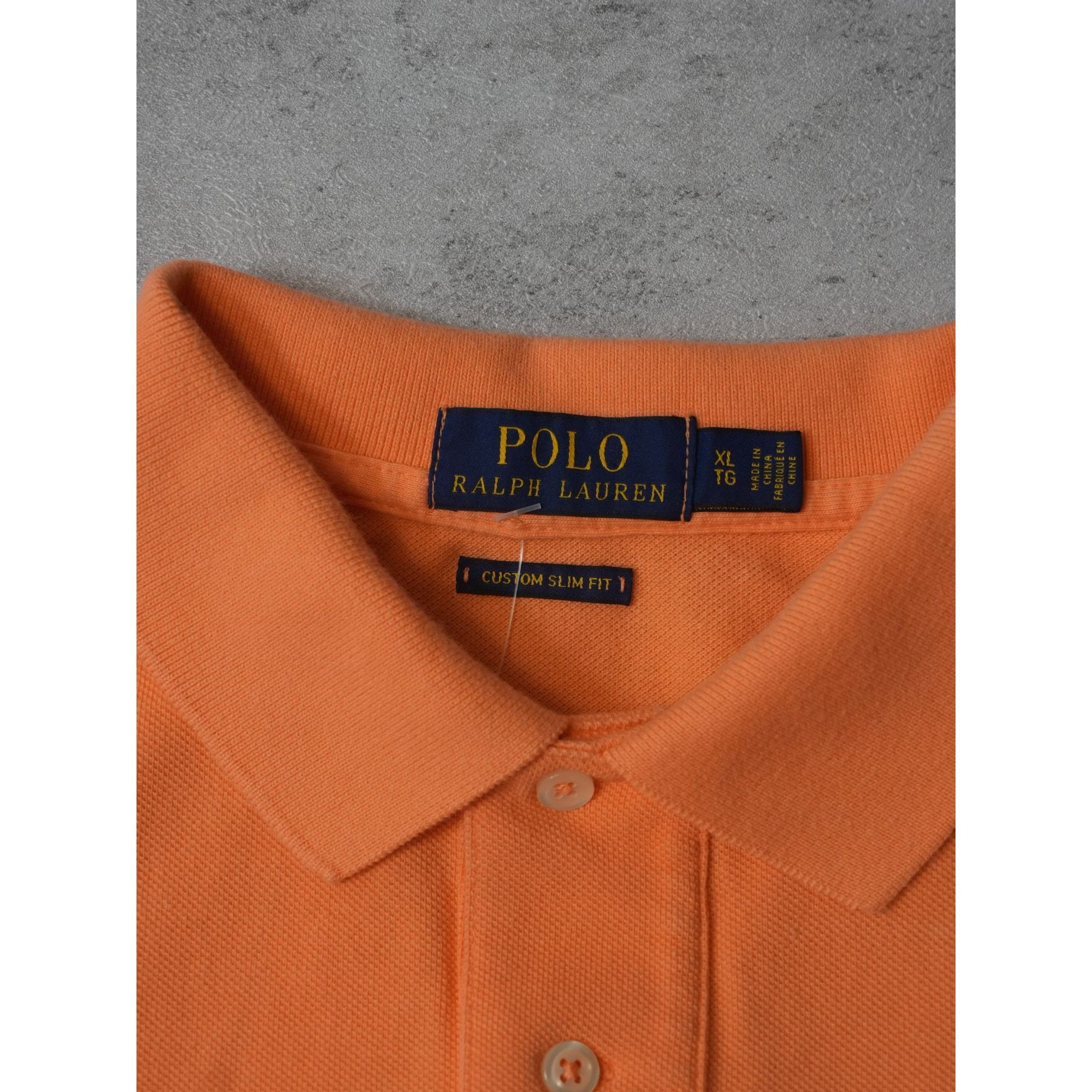 Polo Ralph Lauren Polo Ralph Lauren Orange Slim Fit Shirt Size US XL / EU 56 / 4 - 3 Thumbnail