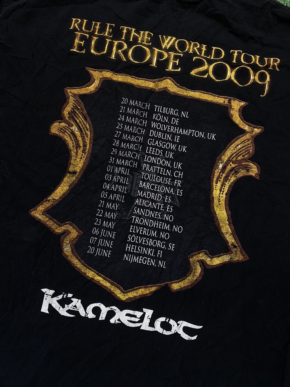 Band Tees × Vintage Kamelot 2009 tour vintage merch tee T-shirt Size US XXL / EU 58 / 5 - 6 Thumbnail