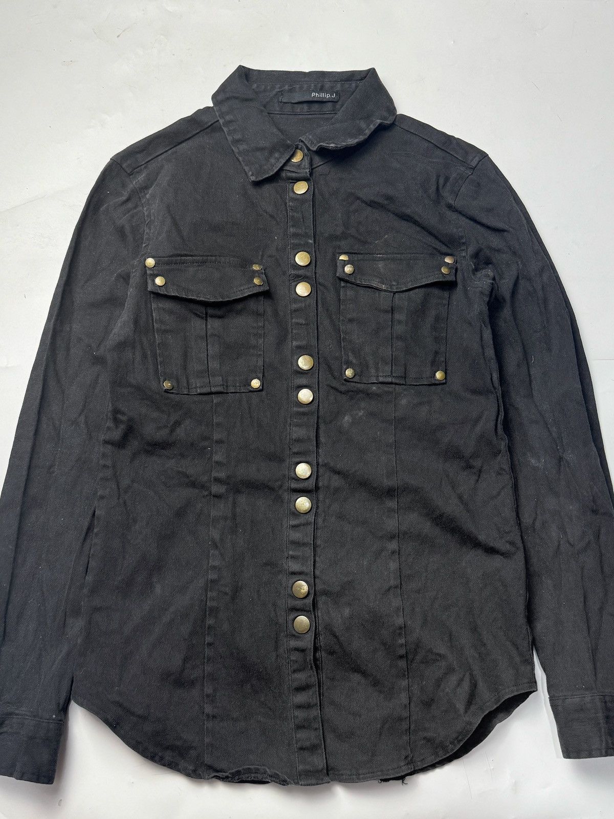 If Six Was Nine Japanese PhillipP Denim Shirt Ifsix Lgb Styled Size US M / EU 48-50 / 2 - 2 Thumbnail