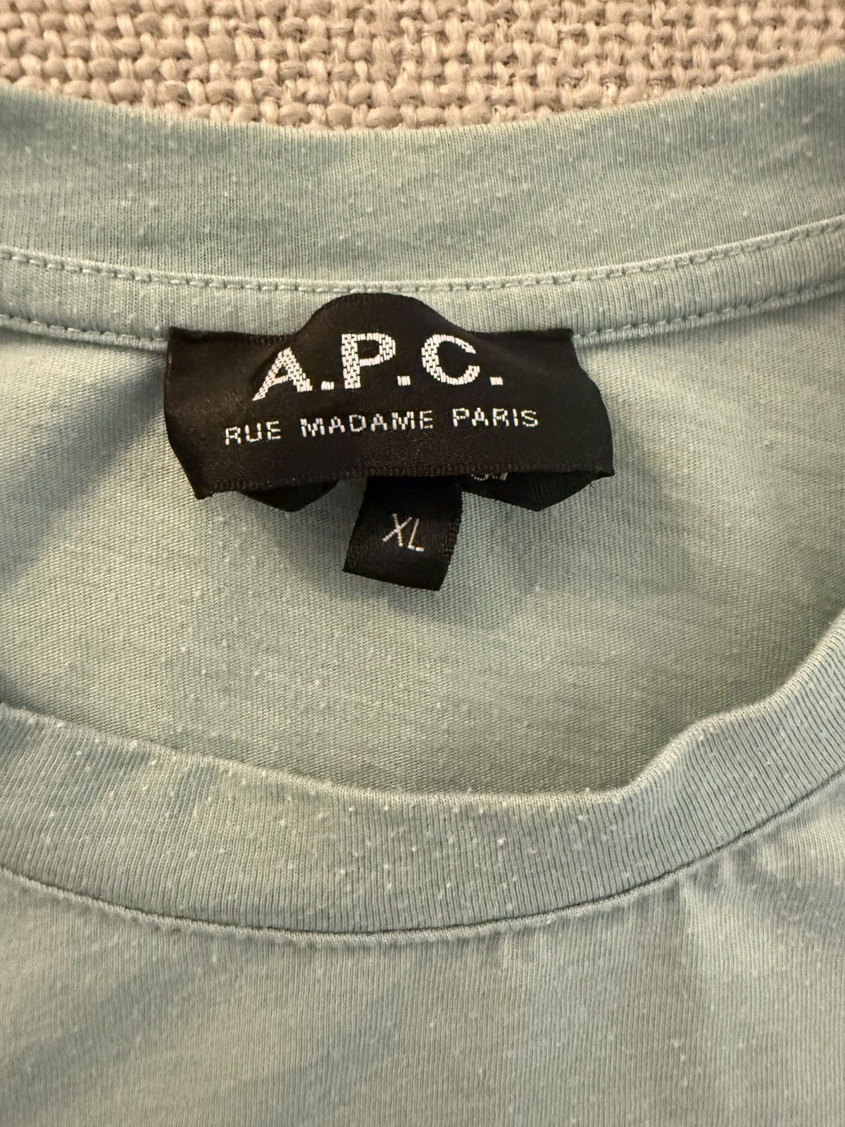 A.P.C. A.P.C. Item 001 — 39 Rue Madame Tee — Light Blue, XL Size US XL / EU 56 / 4 - 3 Thumbnail
