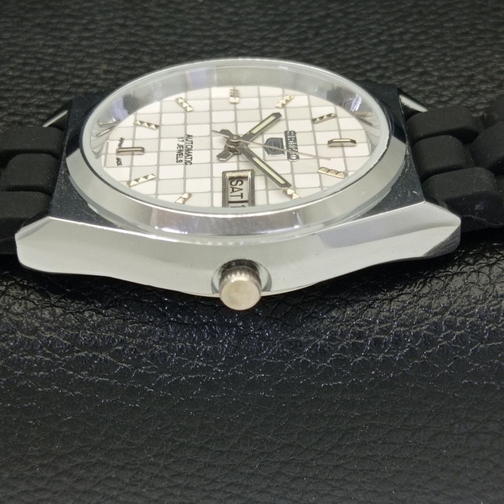 Seiko REFURBISHED VINTAGE SEIKO 5 AUTO JAPAN MENS WATCH a440213 Size 38 - 4 Thumbnail