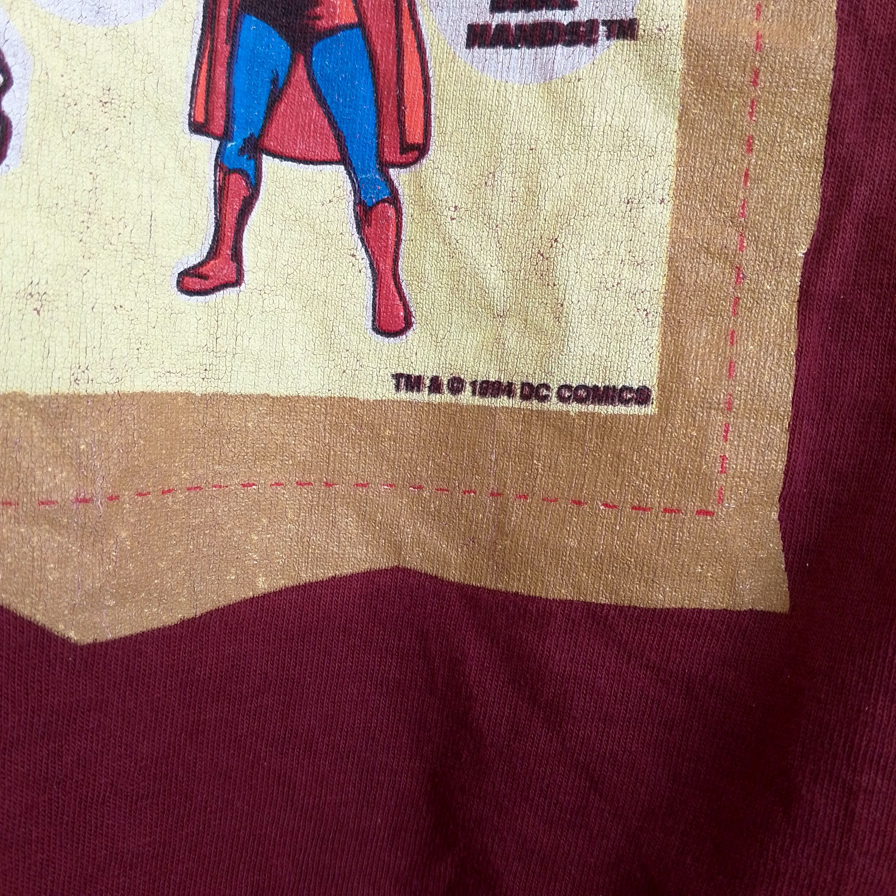 Giant Vintage 1994 Superman Movie Dc Comics Size US M / EU 48-50 / 2 - 5 Thumbnail