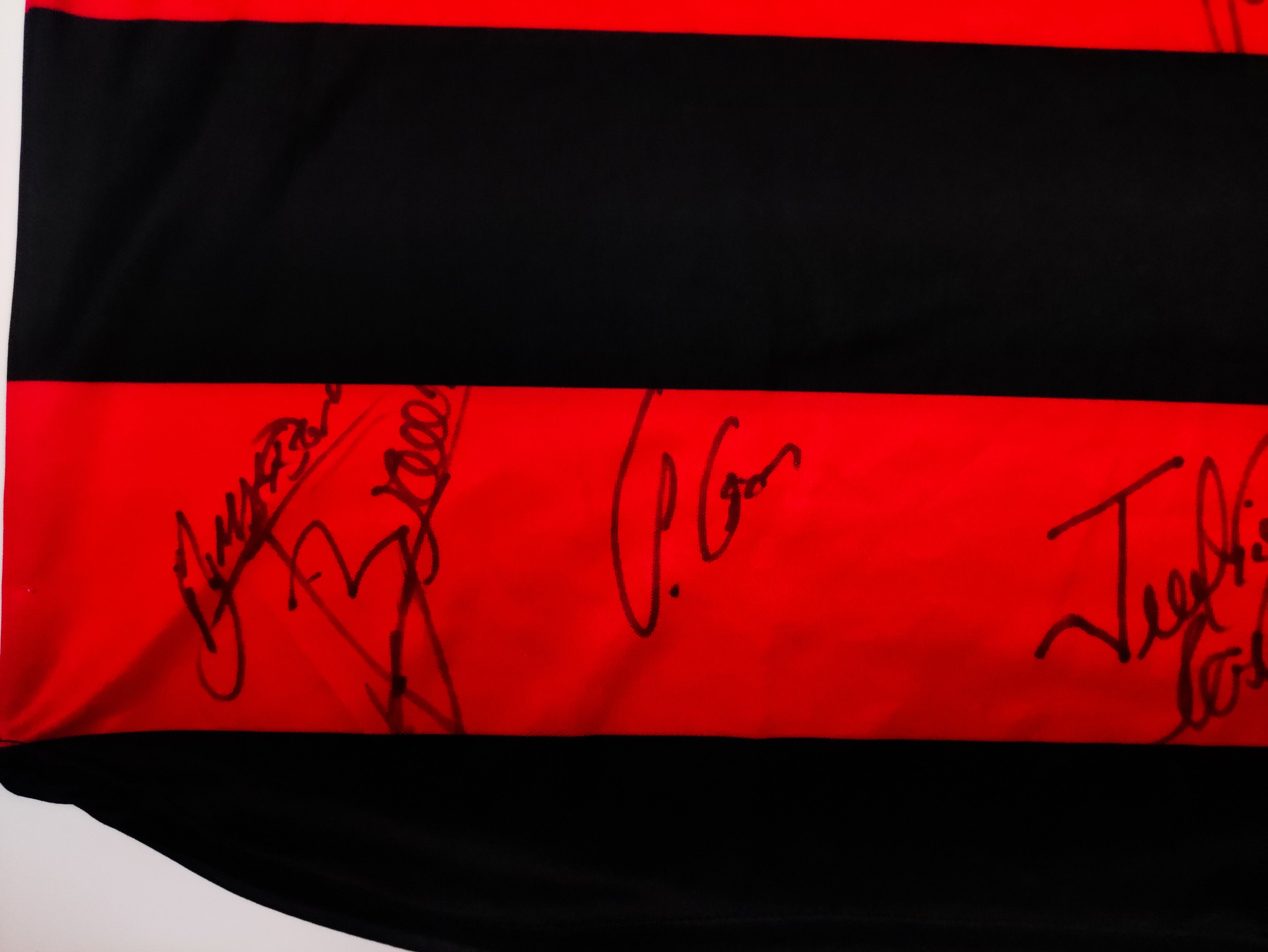 Nike Flamengo 2002 2003 Nike Signed Home Shirt Kit Jersey Brazil Size US L / EU 52-54 / 3 - 8 Thumbnail