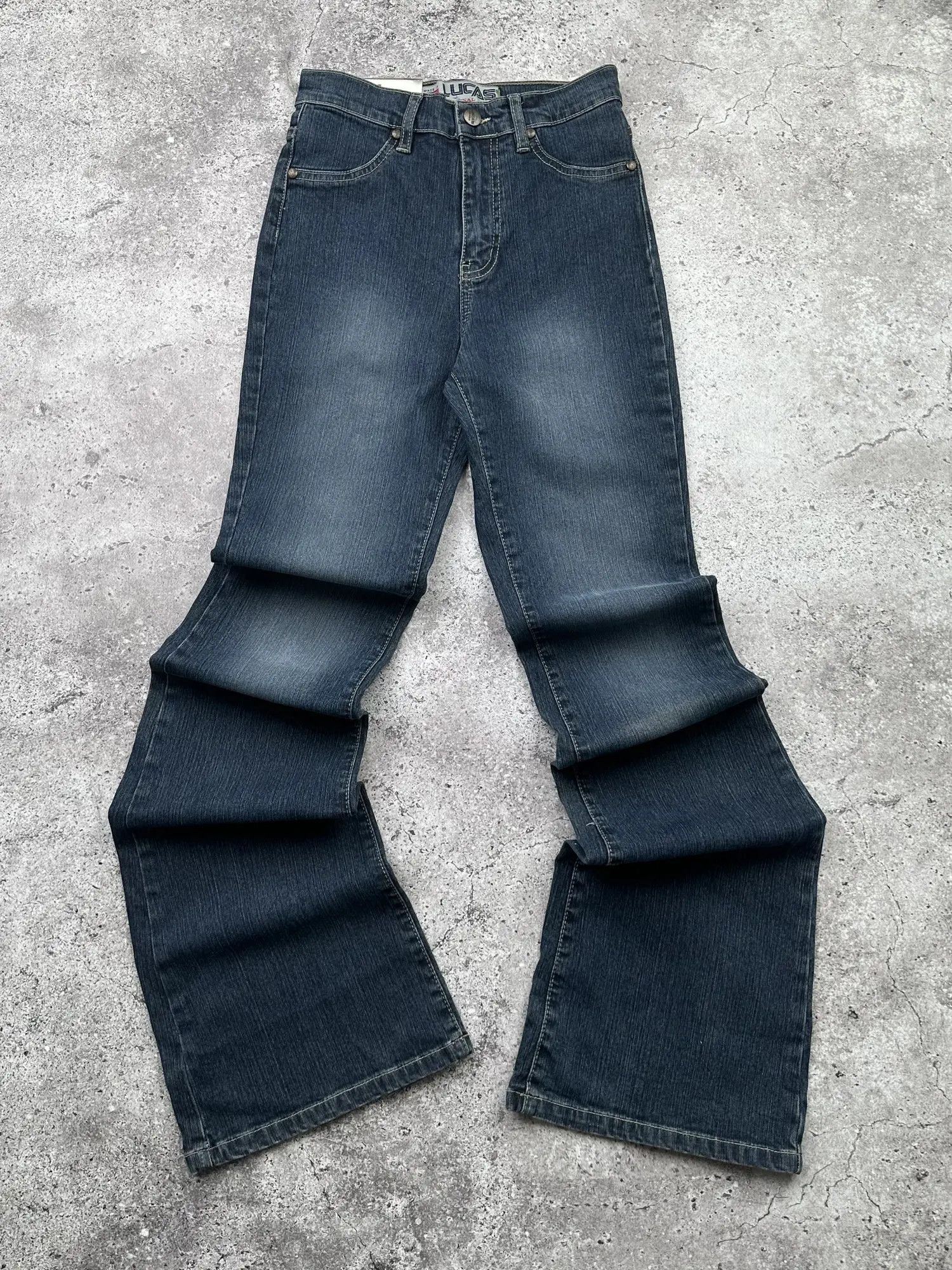 image of Avant Garde x Vintage Basic Flare Jeans in Blue, Women's (Size 26)