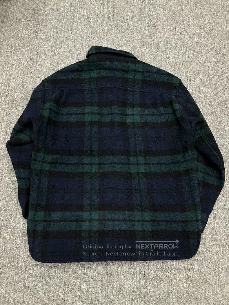Wtaps Wtaps Black and blue check wool jacket Size US XL / EU 56 / 4 - 2 Thumbnail