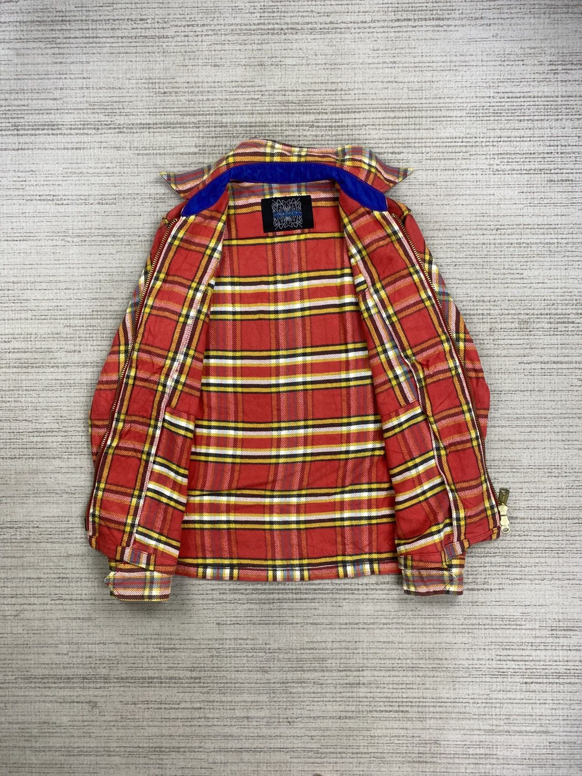 If Six Was Nine × Japanese Brand × Vintage Vintage Vel Vet Blue Red Checked Flannel Jacket Size US M / EU 48-50 / 2 - 6 Thumbnail