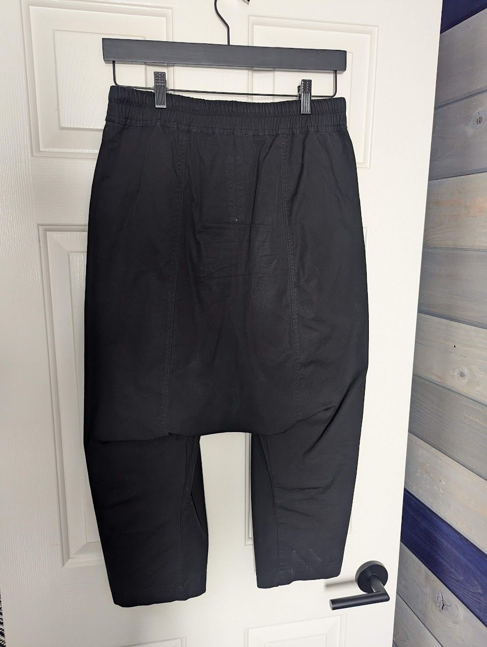 Rick Owens TE Cropped Drawstring Trousers Size US 32 / EU 48 - 2 Thumbnail