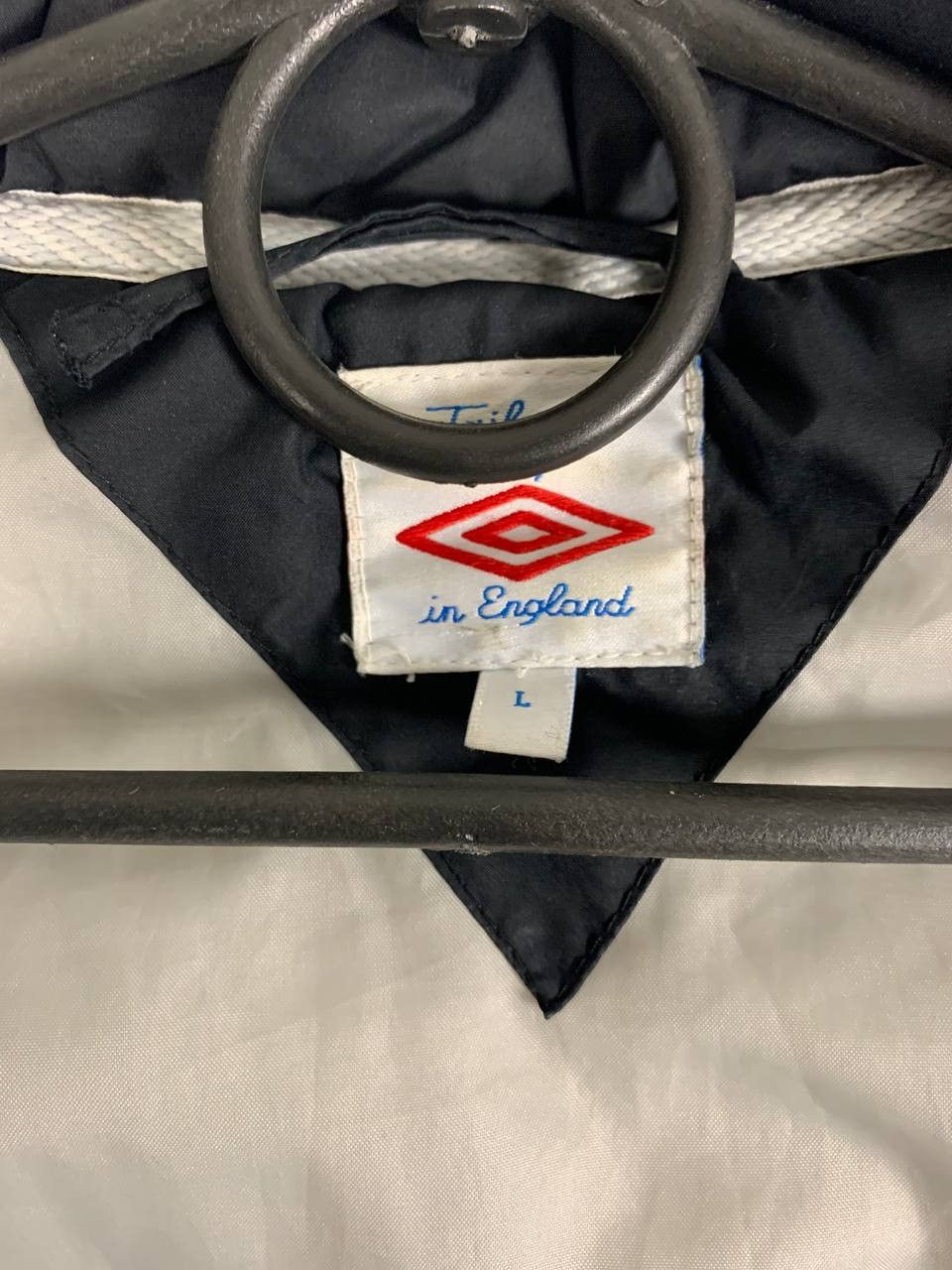 Umbro × Vintage England Umbro Vintage Jacket Official product Black Jersey Size US L / EU 52-54 / 3 - 7 Thumbnail