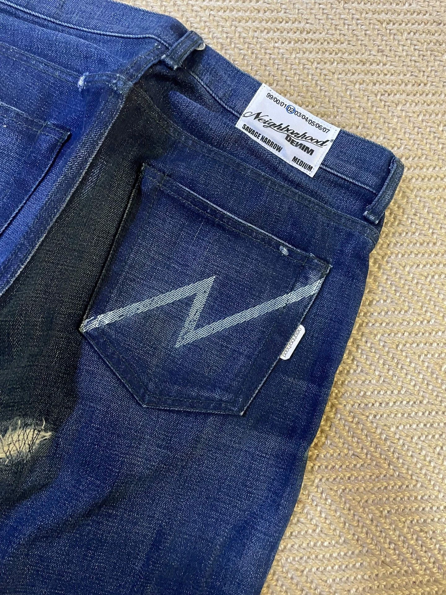 Neighborhood NEIGHBORHOOD Early Distressed Jeans M VTG NM Size US 32 / EU 48 - 6 Thumbnail
