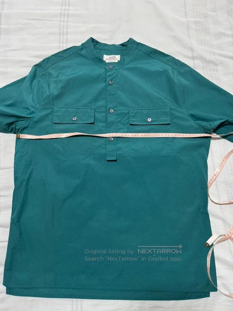 Hermes Hermes Short Sleeve Jacket Shirt. Size US L / EU 52-54 / 3 - 4 Thumbnail