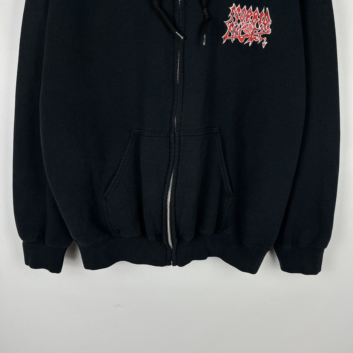 Band Tees Rare Morbid Angels Death Metal Rock Band Zip Hoodie 2003 Size US XL / EU 56 / 4 - 16 Thumbnail