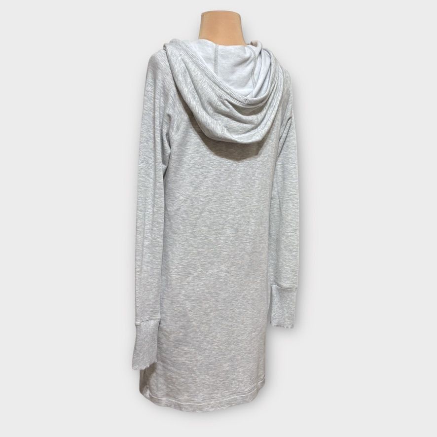 Athleta ATHLETA Hoodie Dress Small Soft Gray Pockets Cozy Sweatshirt Size S / US 4 / IT 40 - 4 Thumbnail