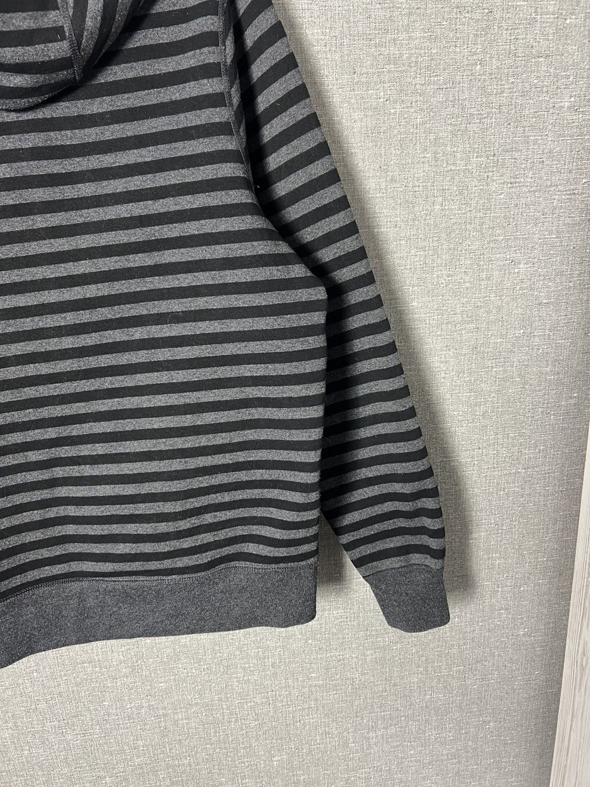 Noah Noah Cross Logo Print Striped Fleece Cotton Hoodie Size US S / EU 44-46 / 1 - 18 Thumbnail