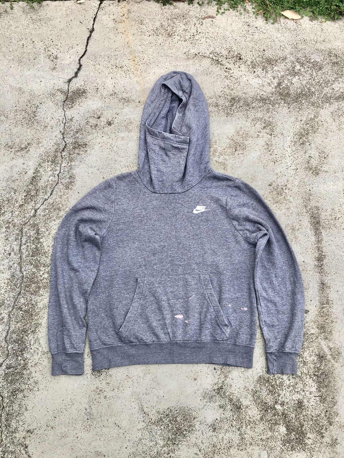 Nike VINTAGE NIKE GREY HOODIE Size US S / EU 44-46 / 1 - 1 Thumbnail