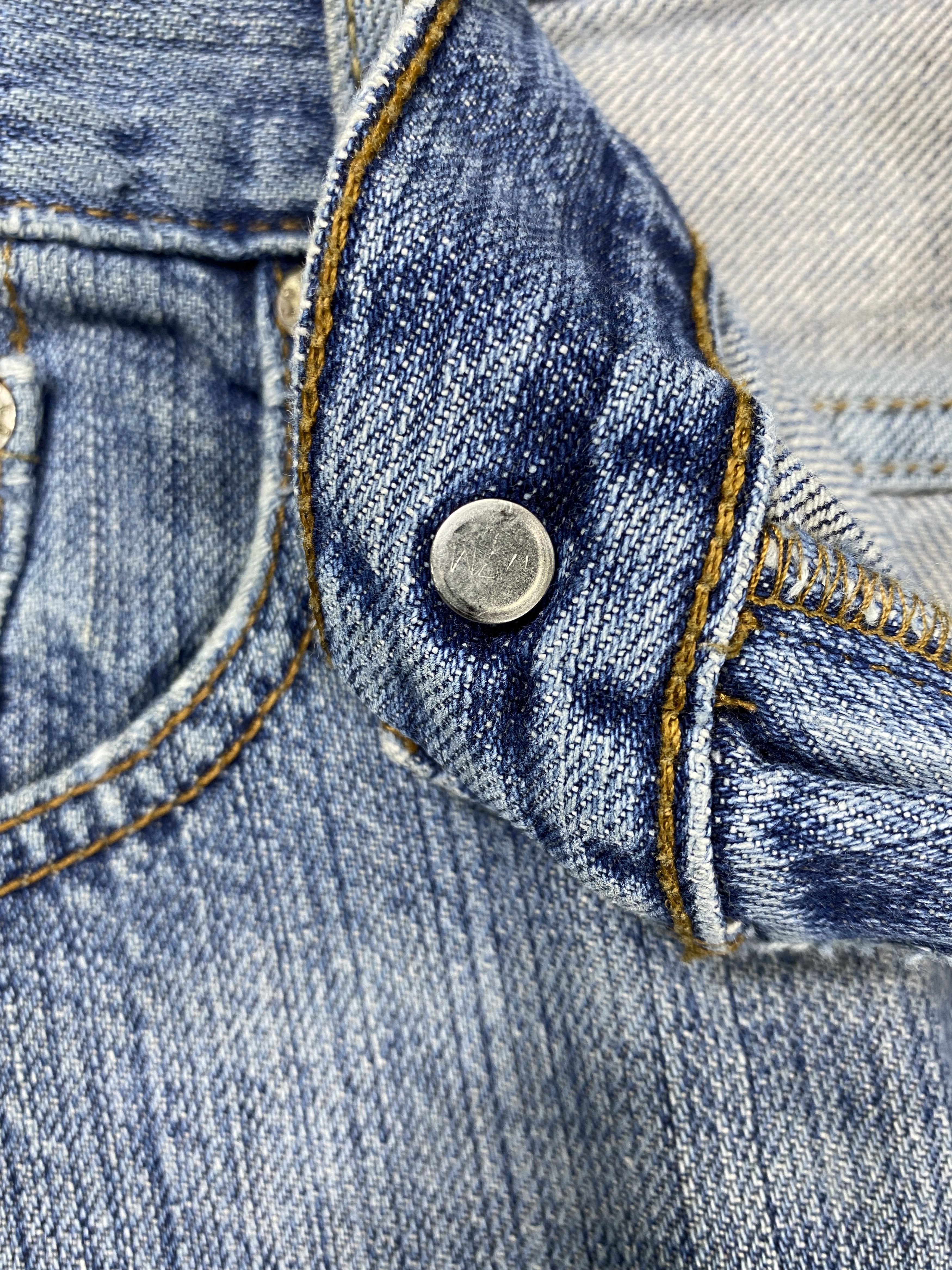 Levi's Blue Vintage Levi's 527 Jeans 35x33 Denim -JN2167 Size US 35 - 7 Thumbnail