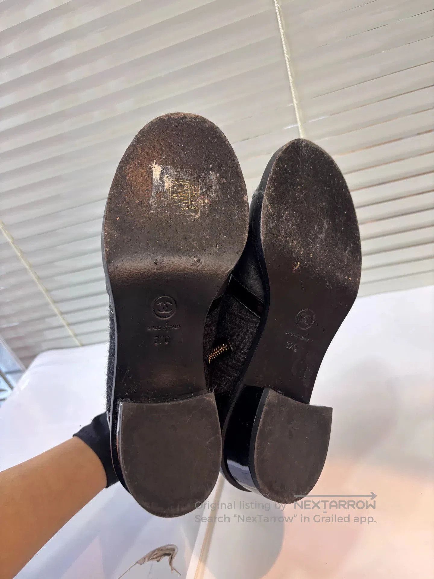 Chanel Chanel Black Spliced Short Boots. Size US 6 / IT 36 - 6 Thumbnail