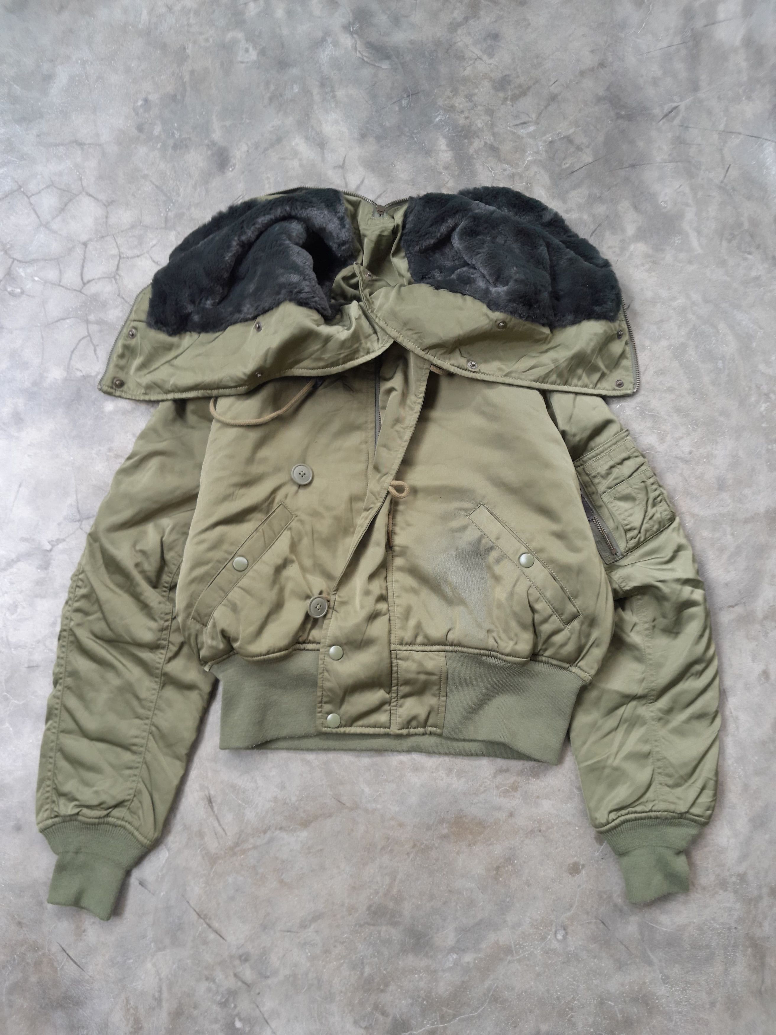 MOUSSY Azul by Moussy Boxy Bomber Military Jacket Size US M / EU 48-50 / 2 - 4 Thumbnail