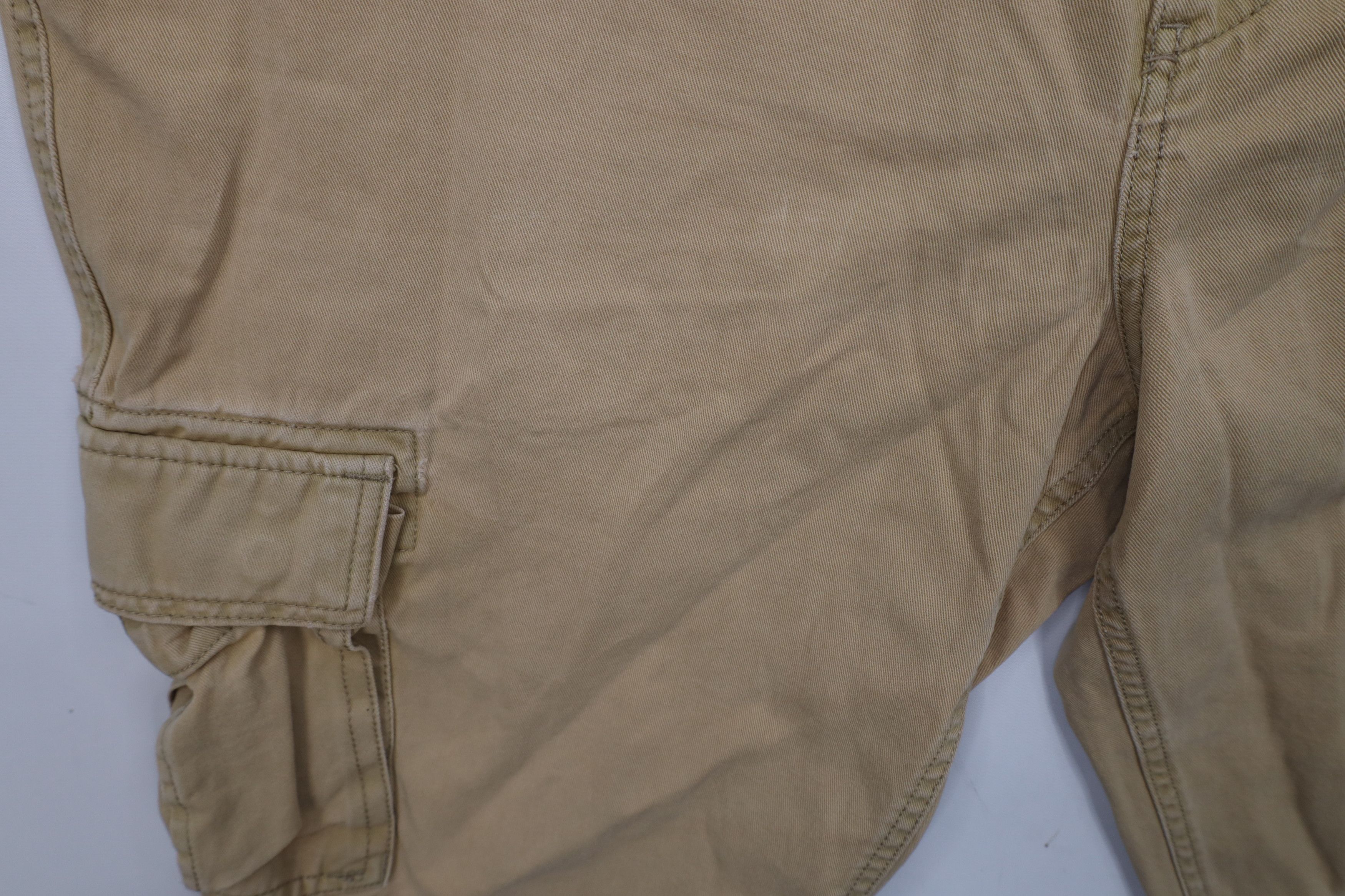 Eddie Bauer × Vintage Vintage Y2K Eddie Bauer Cargo Shorts Beige Cotton Size US 40 / EU 56 - 5 Thumbnail