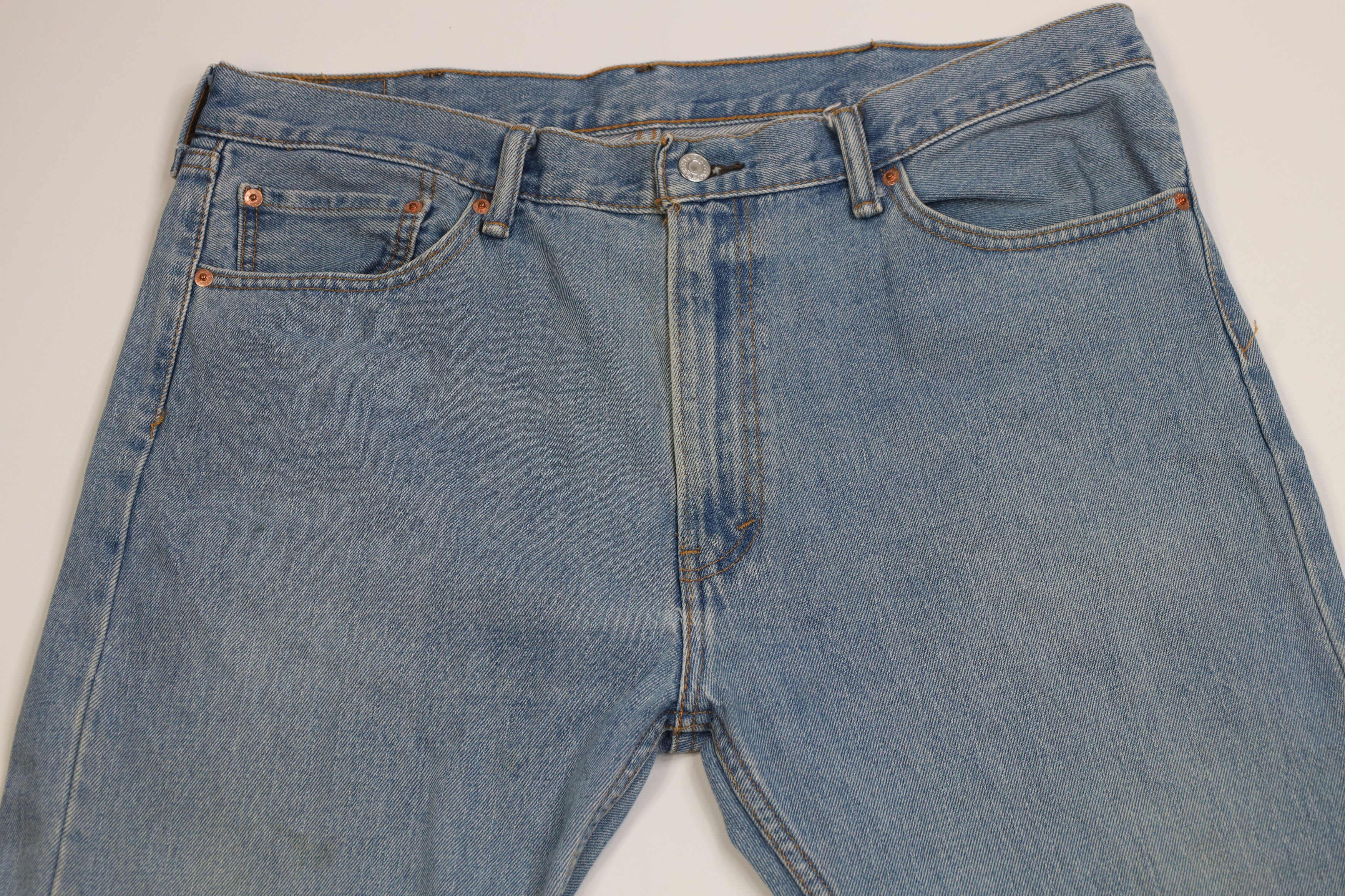 Levi's Vintage Y2K Levis 505 Regular Straight Leg Denim Jeans Size US 38 / EU 54 - 2 Thumbnail