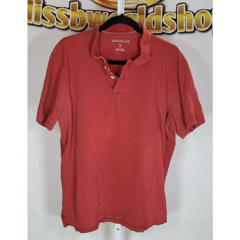 Eddie Bauer Eddie Bauer Red Casual Short Sleeve Polo Shirt Size XL Size US XL / EU 56 / 4 - 5 Thumbnail
