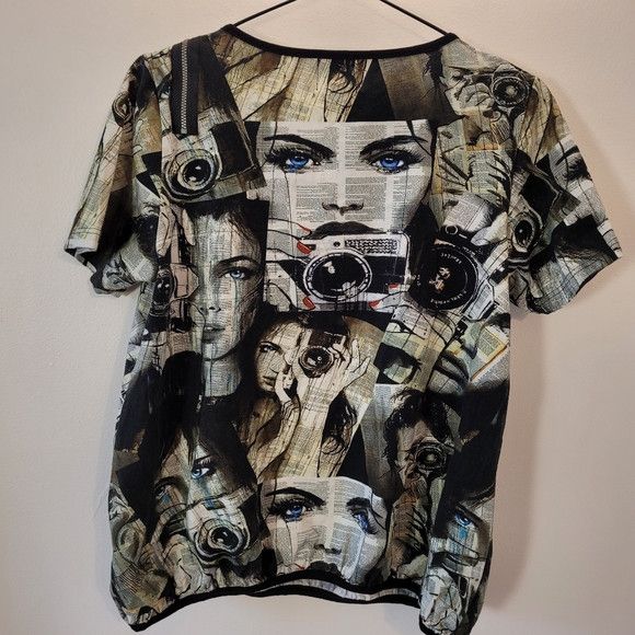 Other My Soul Graphic Newspaper Photographer Print Tshirt - S Size S / US 4 / IT 40 - 2 Thumbnail