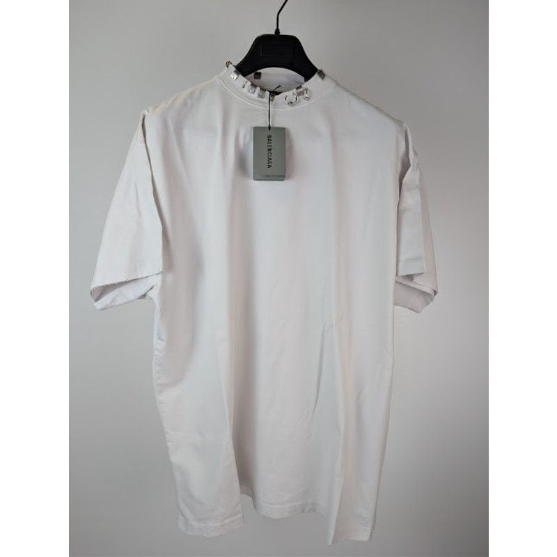 Balenciaga Balenciaga pierced t shirt | Grailed
