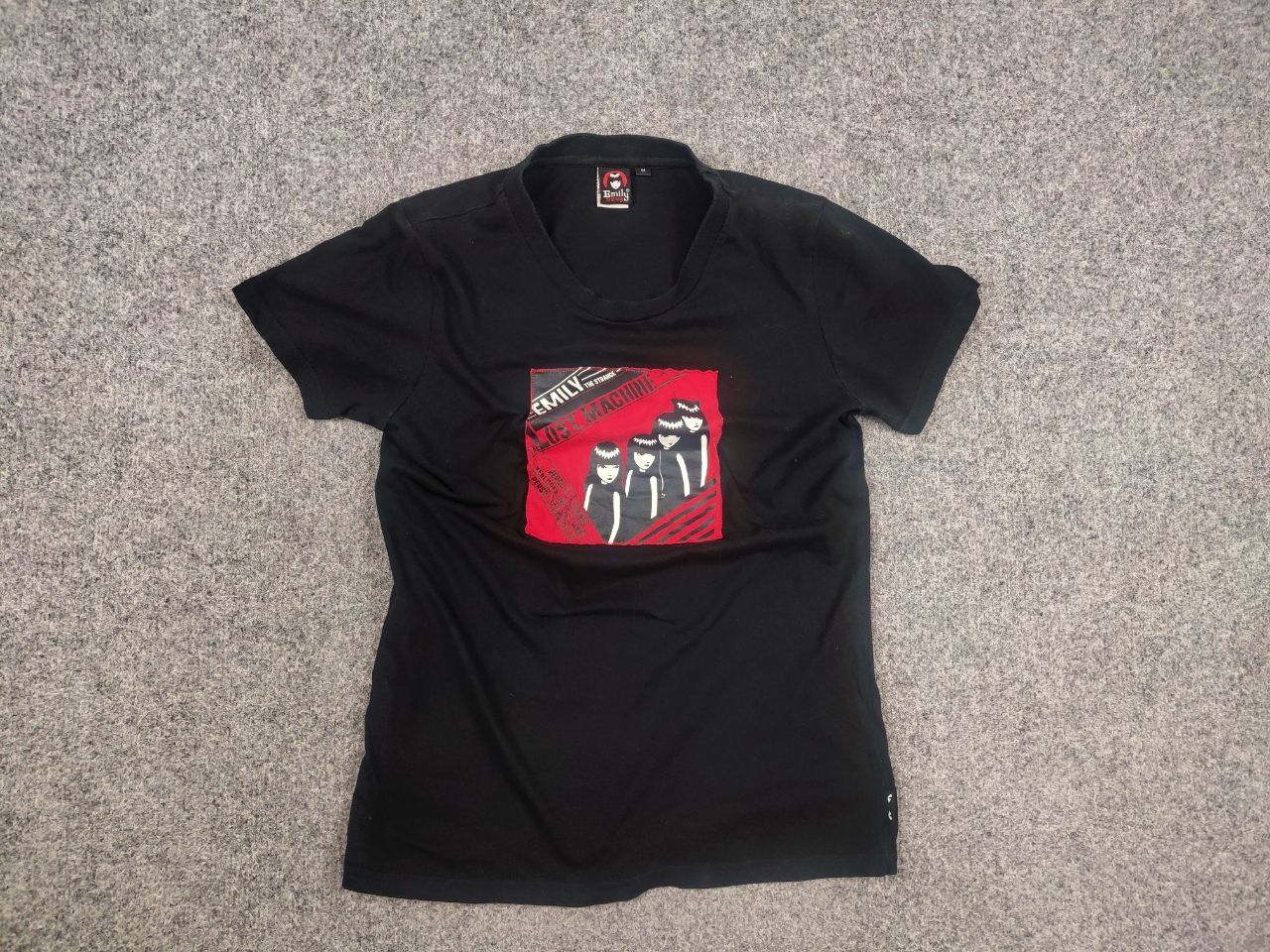 Hysteric Glamour Emily the Strange Vintage Y2K Style Logo Black T shirt Tee Size M / US 6-8 / IT 42-44 - 6 Thumbnail
