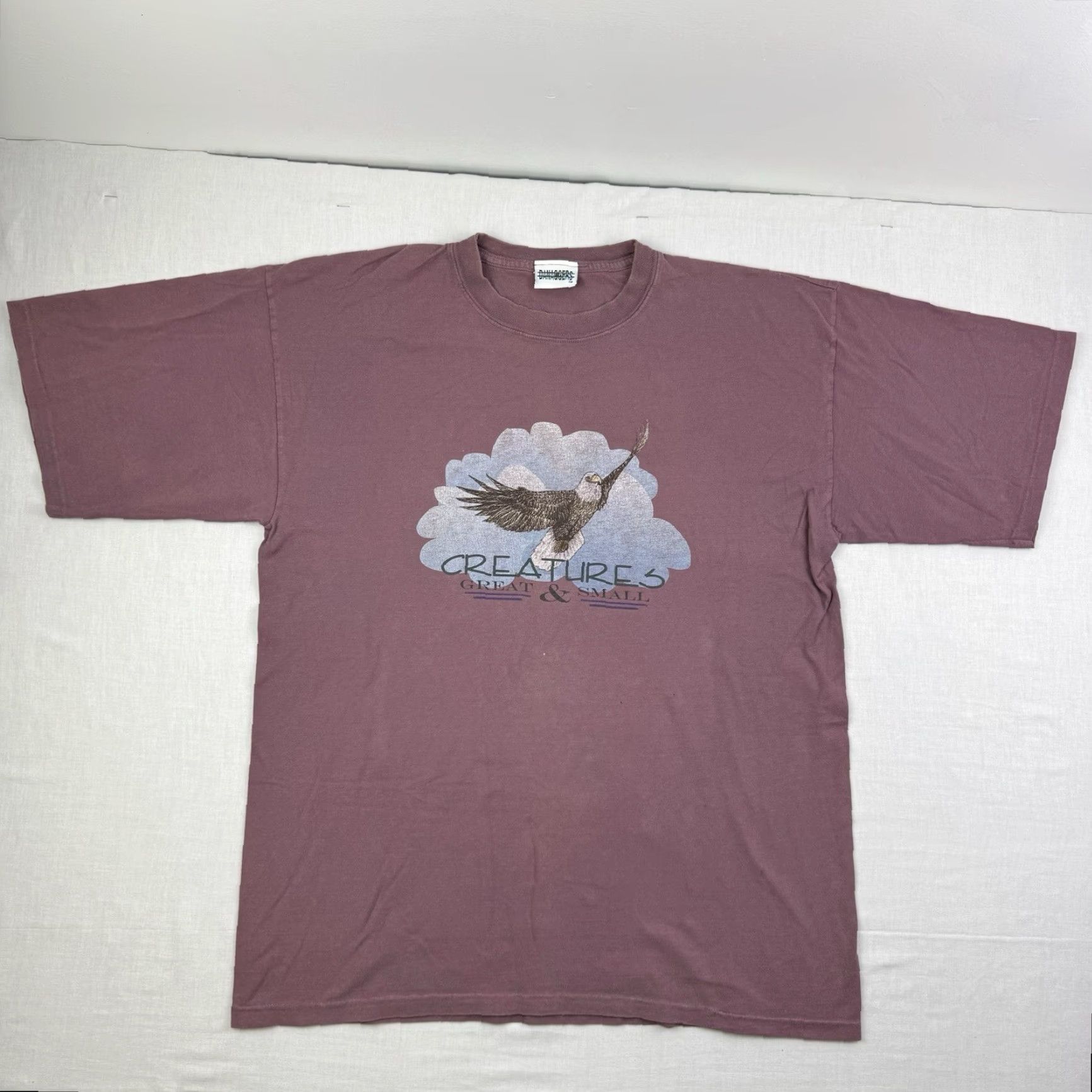 Vintage VINTAGE Eagle T Shirt Adult Large Red Nature Animal Bird Graphic Tee Creatures Size US L / EU 52-54 / 3 - 3 Thumbnail