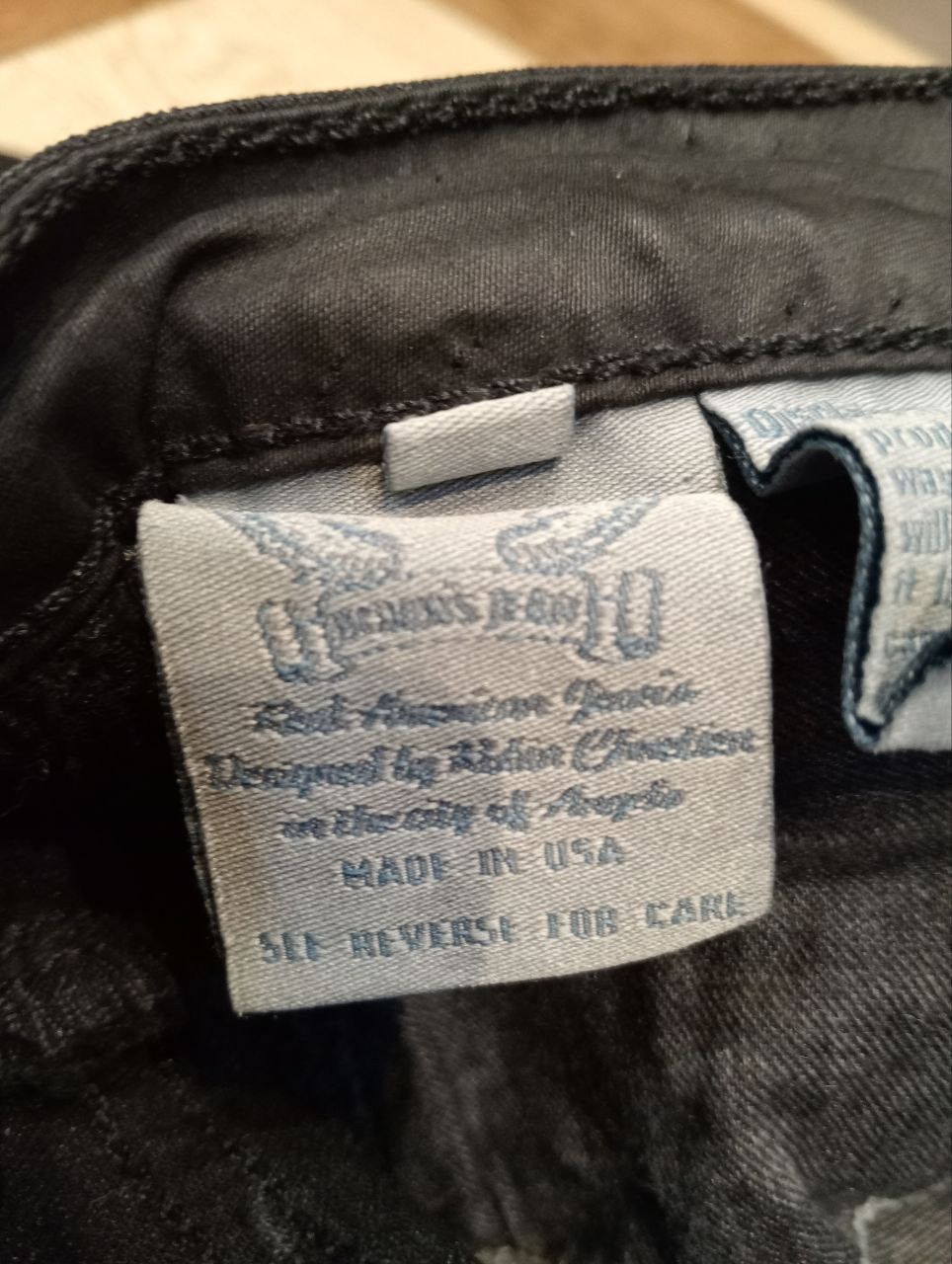 Robins Jeans ROBIN'S JEAN BLACK RIPPED FINISH LACE UP STRETCH SKINNY PANT Size 28" / US 6 / IT 42 - 9 Thumbnail