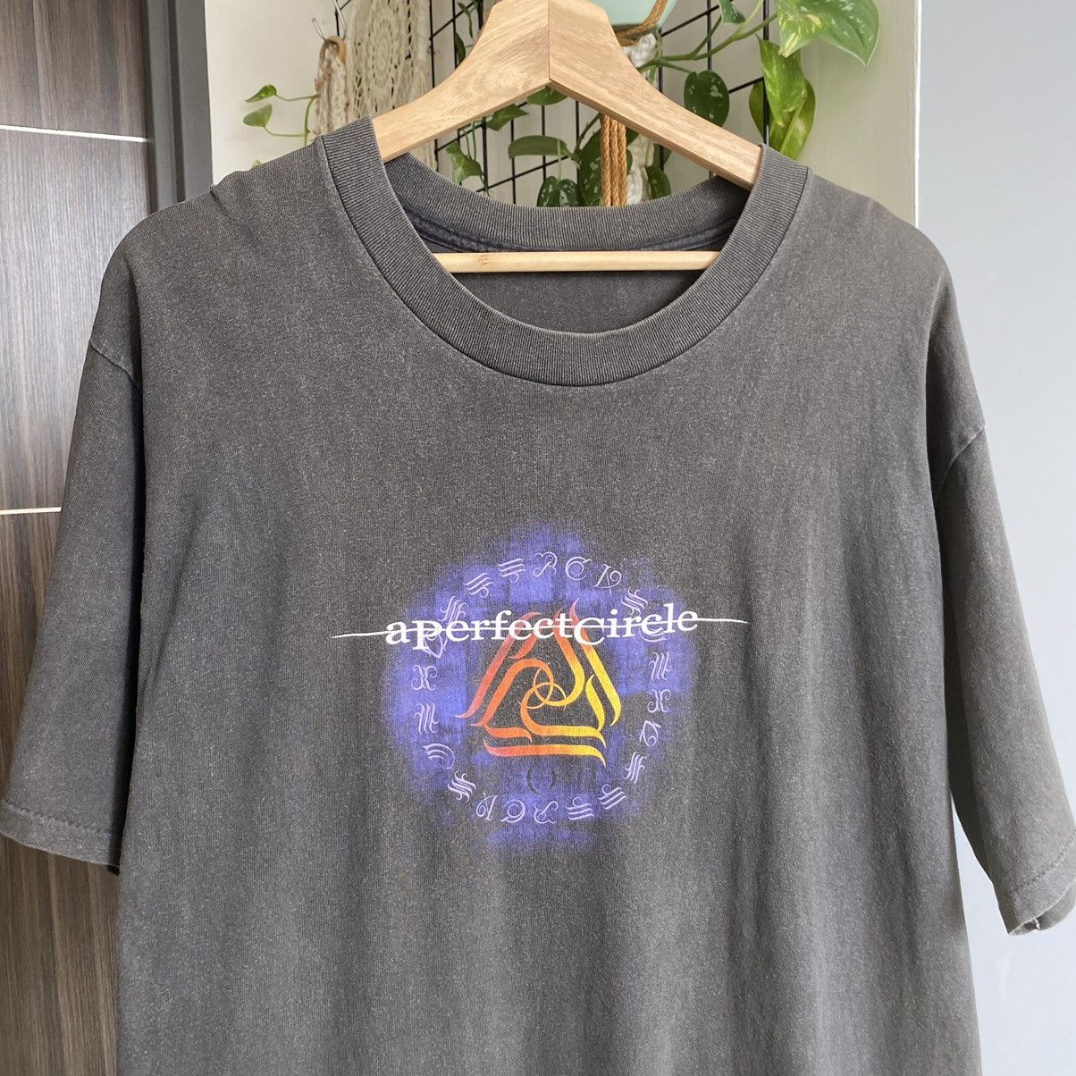 Band Tees Thrashed Faded Vintage 90s A Perfect Circle ERD GRUNGE TEE Size US L / EU 52-54 / 3 - 3 Thumbnail
