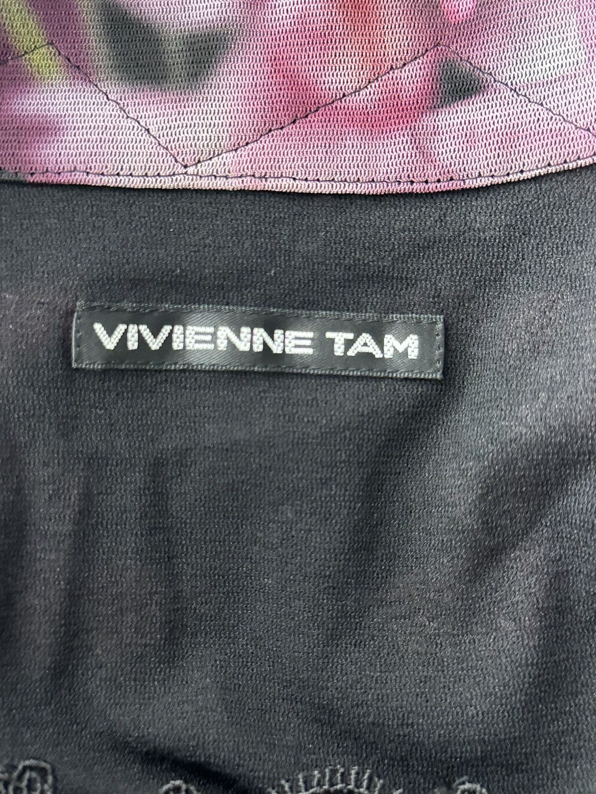 Vintage × Vivienne Tam Orchid floral dress Size XS / US 0-2 / IT 36-38 - 3 Thumbnail