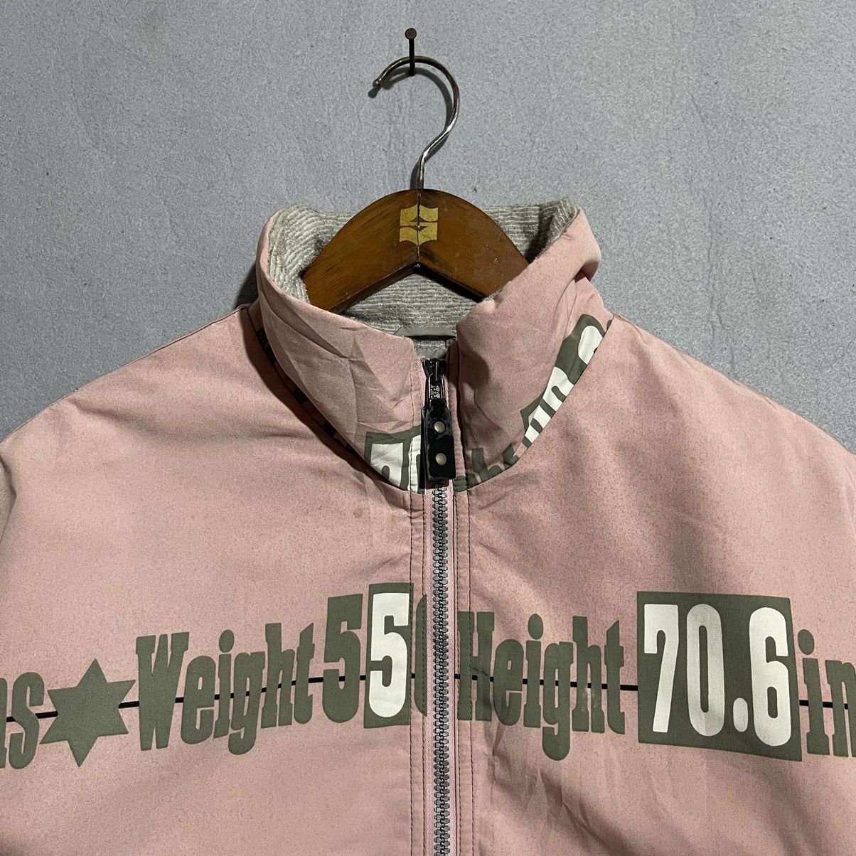 Phenix Vintage 90s Phenix Graphic Ski Jacket Pink Caution Print Size L / US 10 / IT 46 - 2 Thumbnail