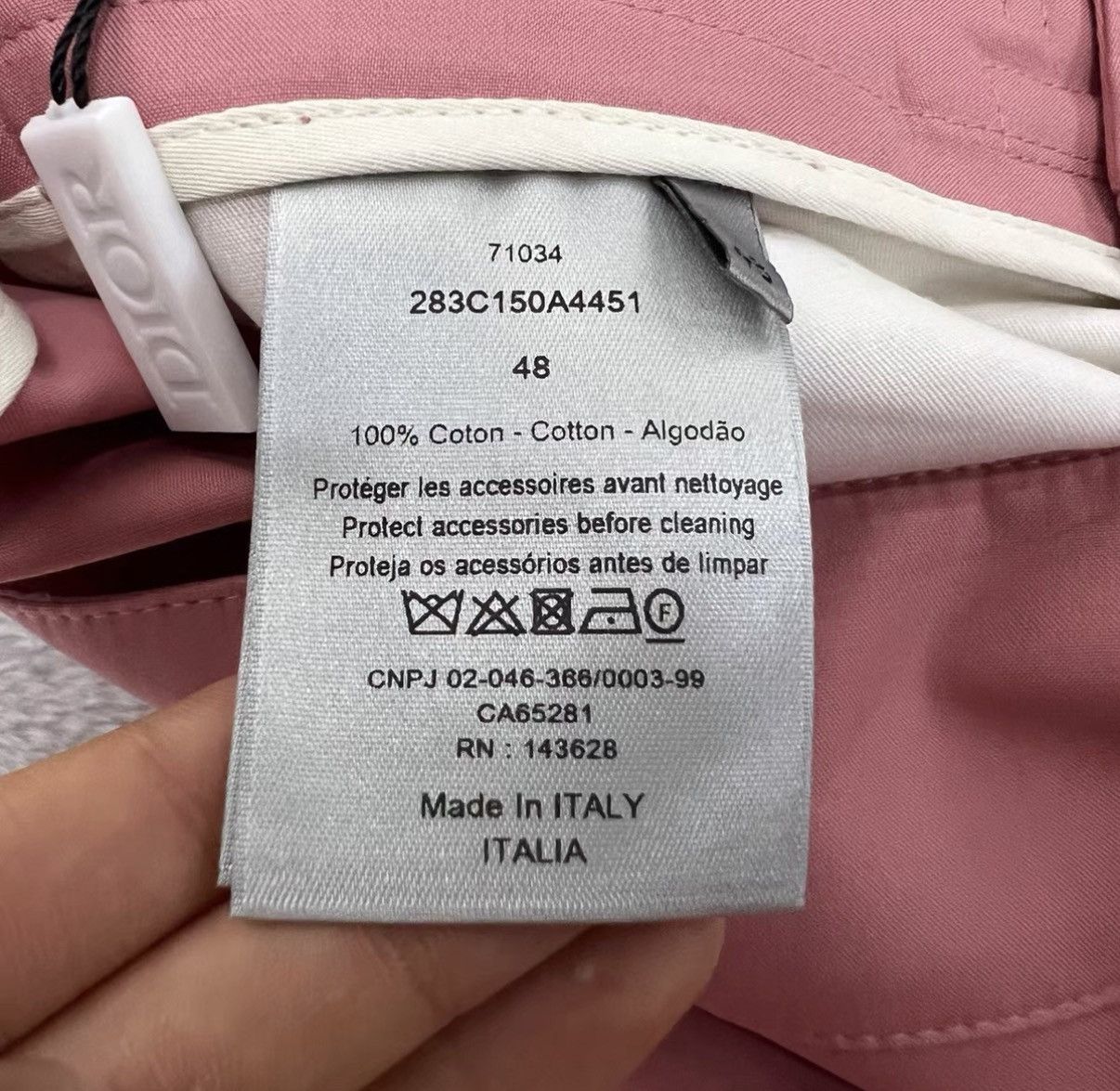Dior Dior Pink Pocket Cargo Shorts J41 Size 34" / US 12 / IT 48 - 4 Thumbnail