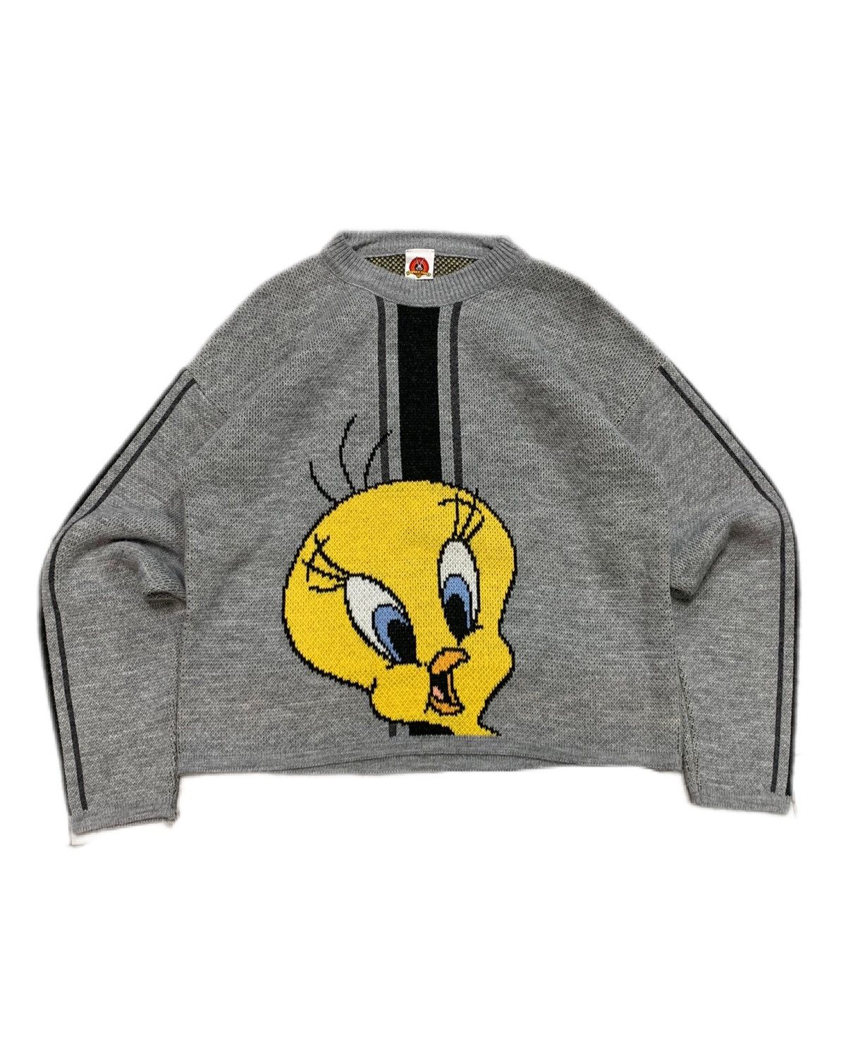 Vintage Y2k vintage Looney Tunes knitted Tweety rare chunky jumper Size US S / EU 44-46 / 1 - 1 Thumbnail