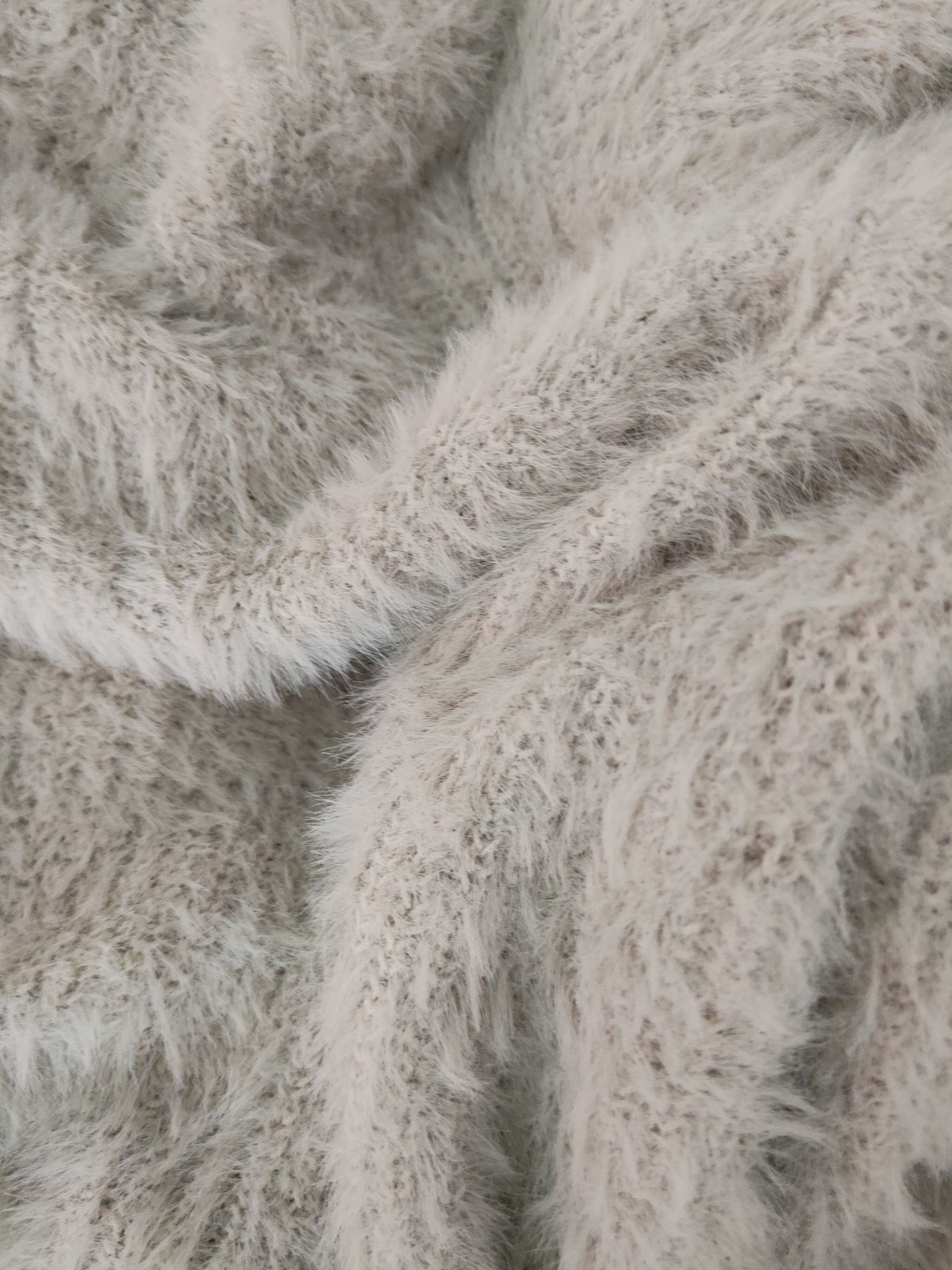 GU GU Gray Shag Shaggy Fur Mohair Knitwear #S1974 Size S / US 4 / IT 40 - 10 Thumbnail