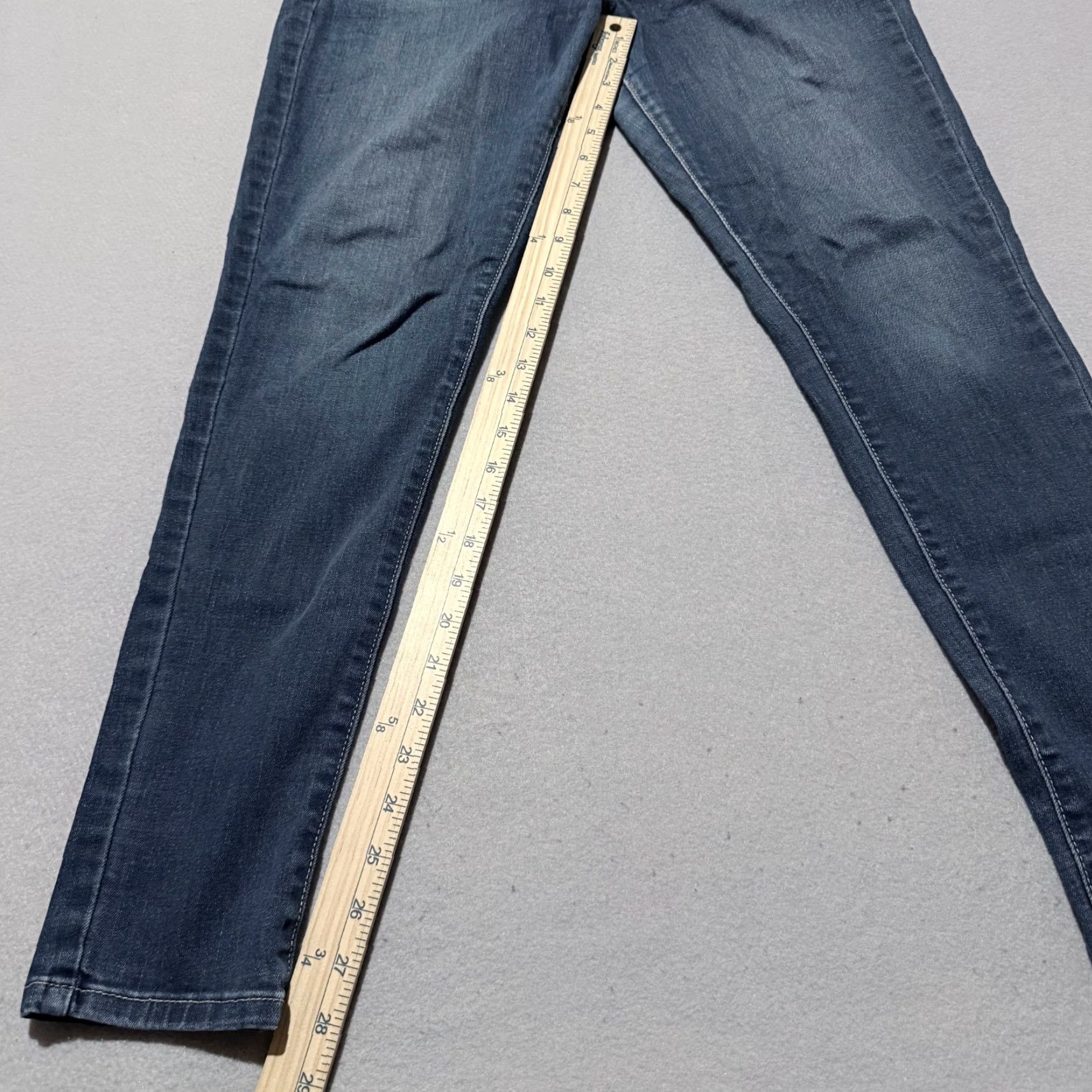 Levi's Levi’s Jeans Skinny Women Blue Low-Rise Slim-Fit Distressed Zip Fly 30x32 Size 32" / US 10 / IT 46 - 6 Thumbnail