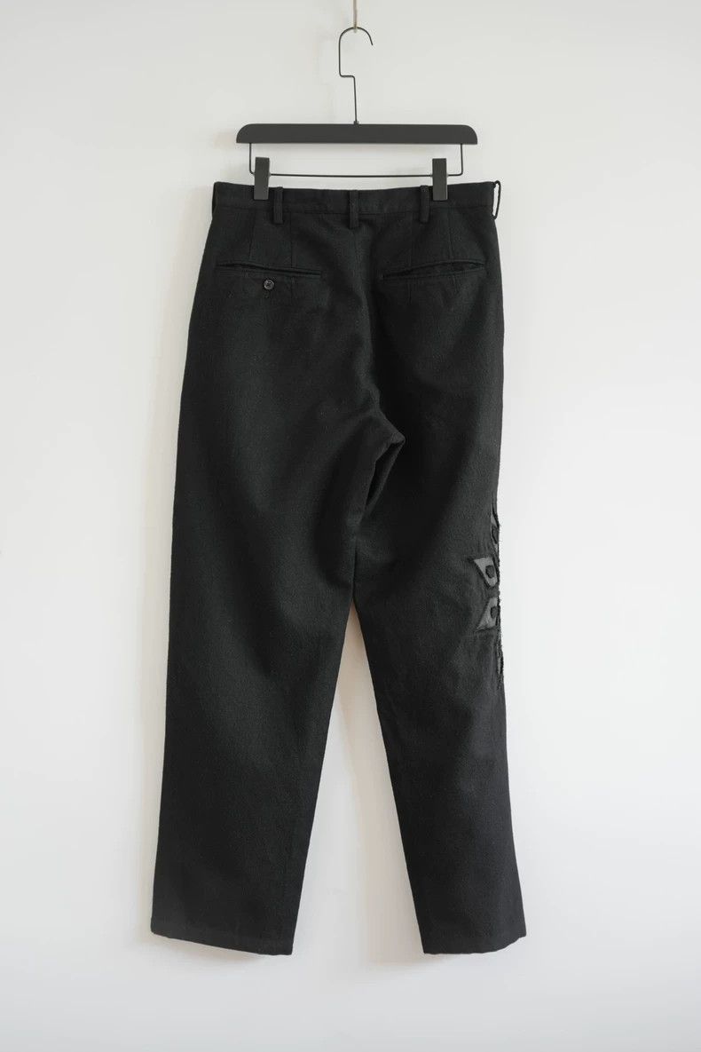 Yohji Yamamoto Yohji Yamamoto size 3 03 aw leather flower trousers Size US 28 / EU 44 - 2 Thumbnail