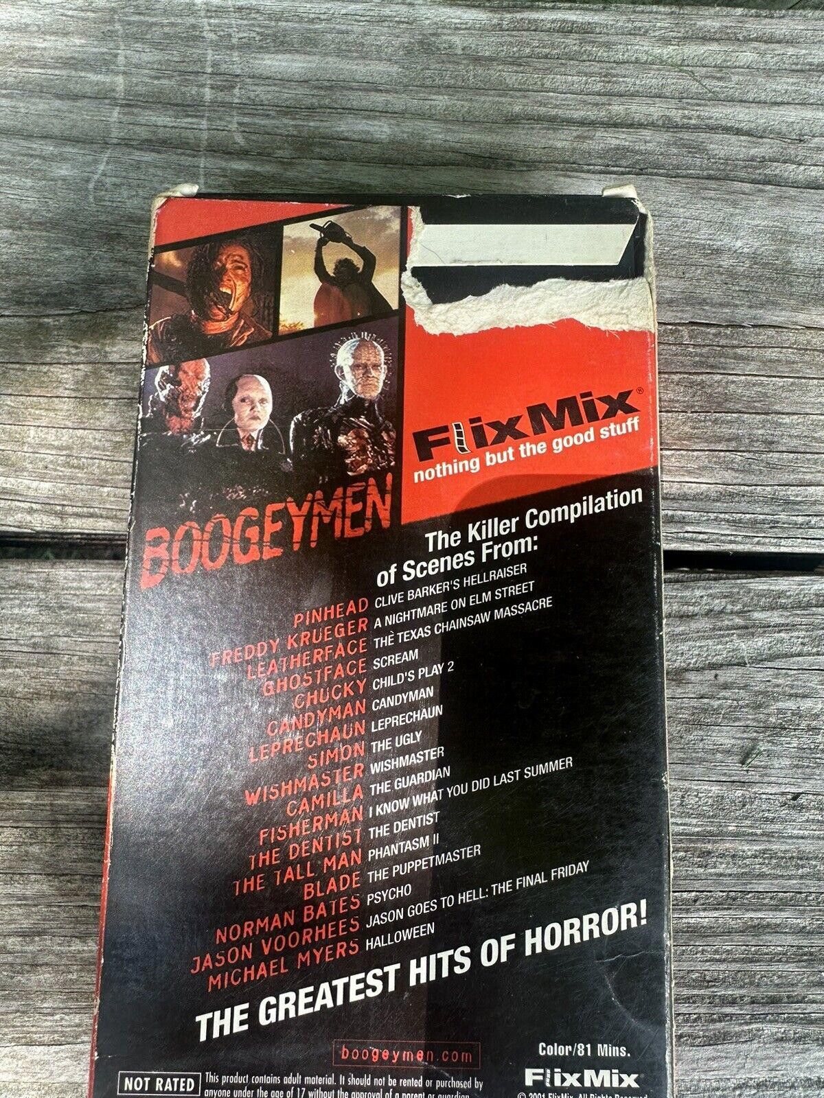 Designer Boogeymen: The Killer Compilation VHS - FlixMix Size ONE SIZE - 3 Thumbnail