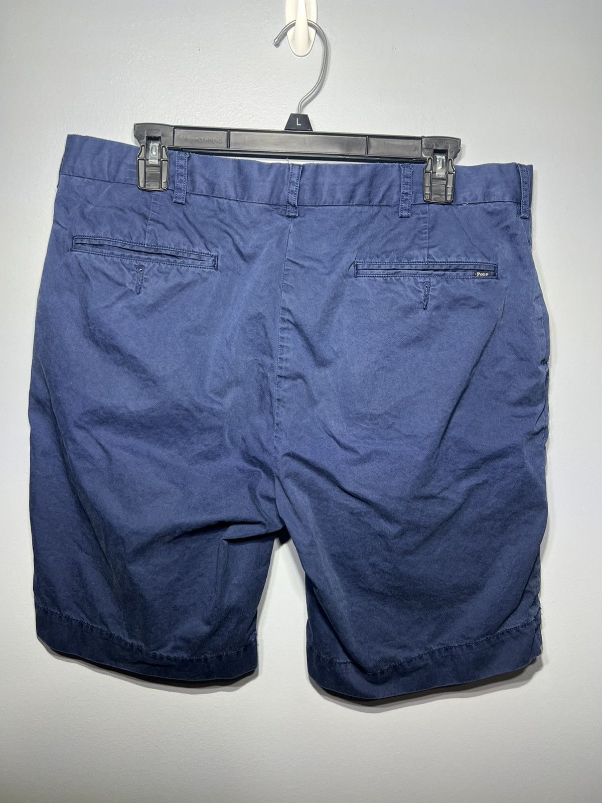 Polo Ralph Lauren Polo Ralph Lauren sz 34 Navy Shorts Classic Fit Casual Chino Size US 34 / EU 50 - 2 Thumbnail