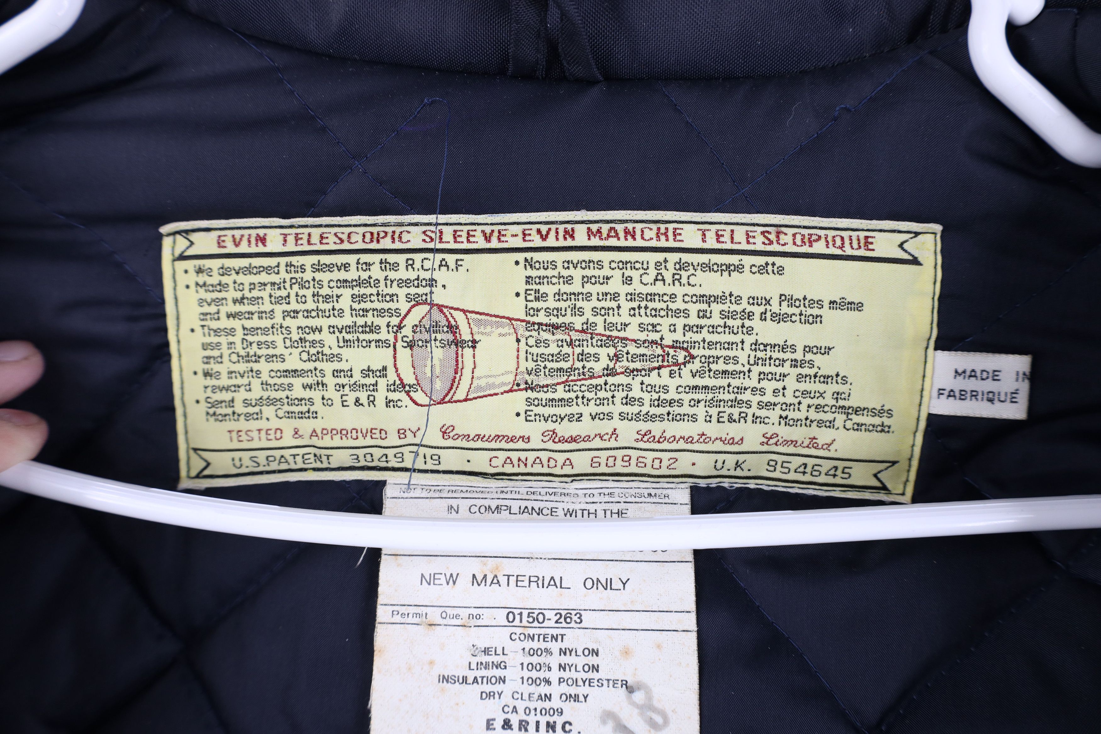 Vintage Vintage 80s Evin Telescopic Sleeve Insulated Parka Jacket Size US L / EU 52-54 / 3 - 10 Thumbnail