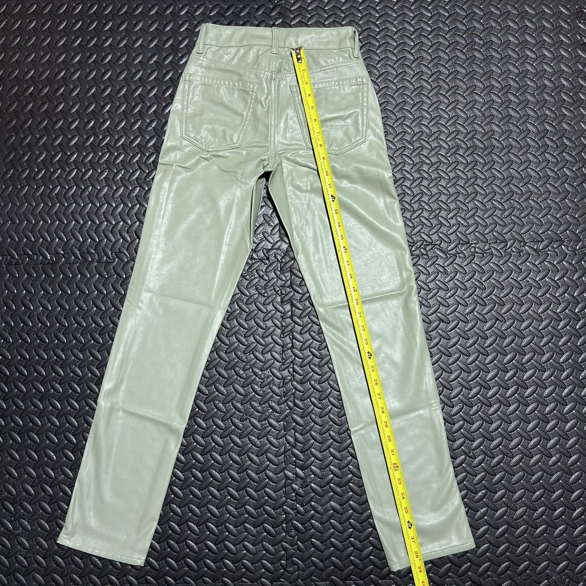 American Eagle Outfitters American Eagle Pants Vegan Leather High Rise Straight Sz 000 Size 24" / US 00 / IT 34 - 13 Thumbnail