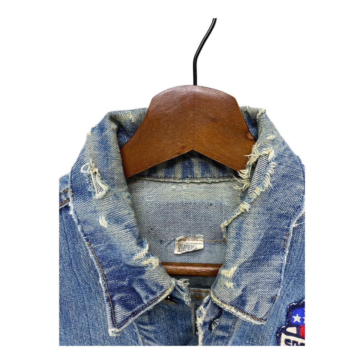 Harley Davidson × Levi's Vintage Clothing Vintage Levis x Harley Davidson Distressed Denim Jacket Size US M / EU 48-50 / 2 - 7 Thumbnail