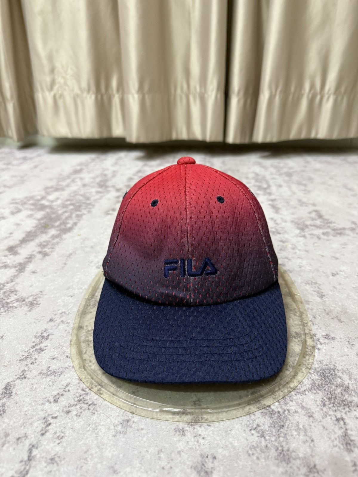 Fila Vintage Fila Two Tone Colour Adjustable Running Cap Size ONE SIZE - 1 Thumbnail