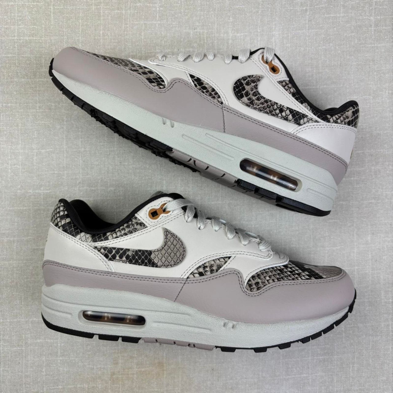 Nike 🐎 2025 Nike Air Max 1 “Snakeskin Light Orewood Brown” 10W Size US 10 / IT 40 - 2 Thumbnail