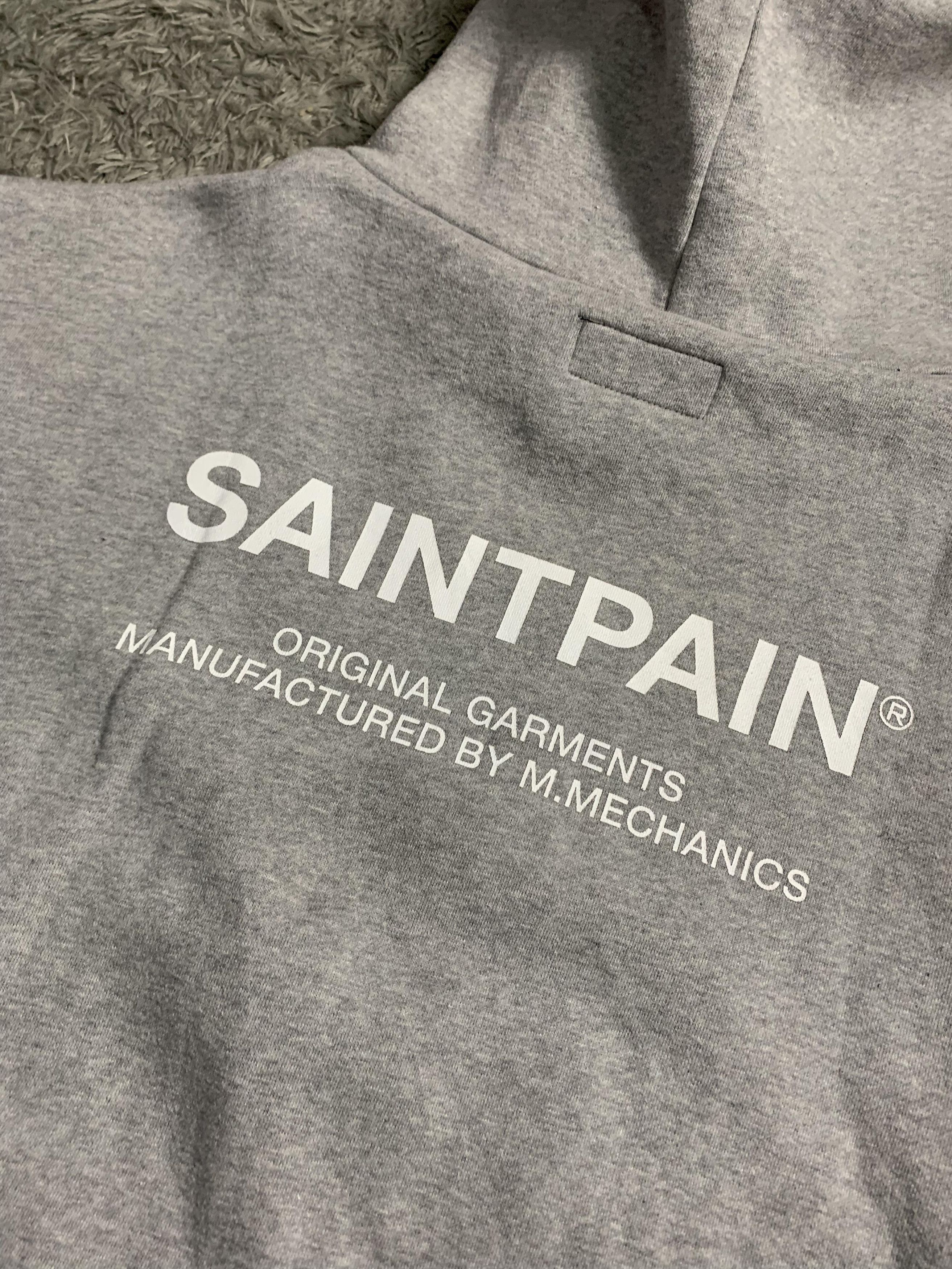 Japanese Brand Saint Paint Hoodie Off White Essentials Style Size US L / EU 52-54 / 3 - 12 Thumbnail