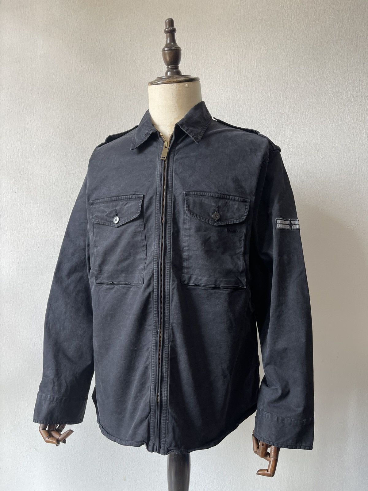 Stone Island 2007 Stone Island Shadow Black Military Jacket C2 Size US XL / EU 56 / 4 - 4 Thumbnail
