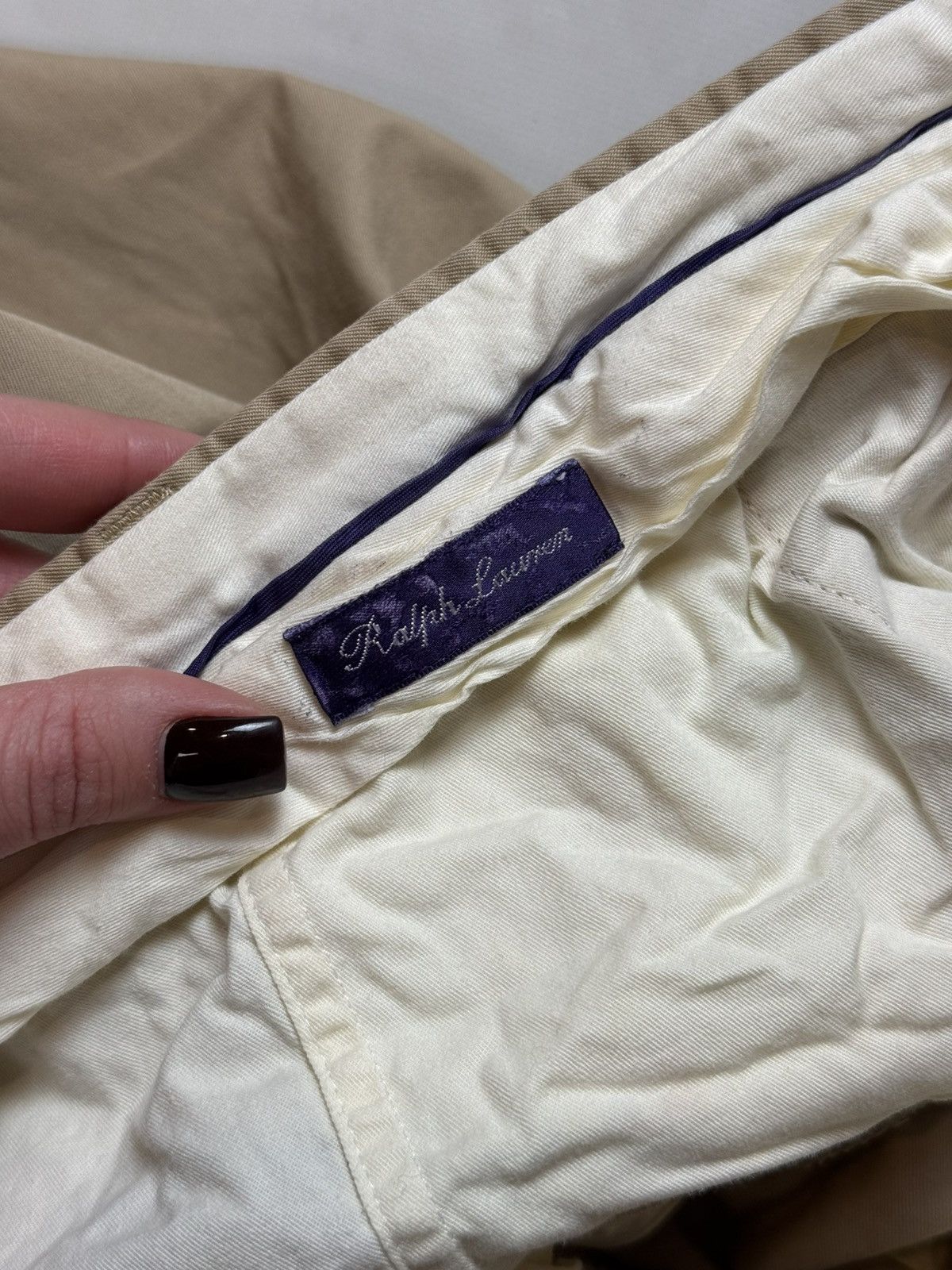 Ralph Lauren Purple Label Ralph Lauren Purple Label Men’s Cotton Chino Dress Pants Size US 36 / EU 52 - 15 Thumbnail