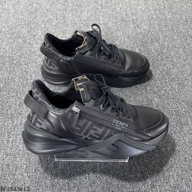 Fendi fendi flow patchwork dad sneakers-2508 Size US 12 / EU 45 - 3 Thumbnail